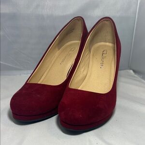CL by Laundry Deep Red Women's Heels